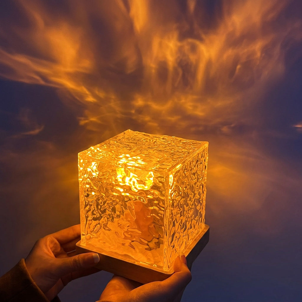 AuroraCube™ — Lampka Kryształowa LED